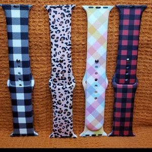 Pink and plaid watch band for aycmendoza15